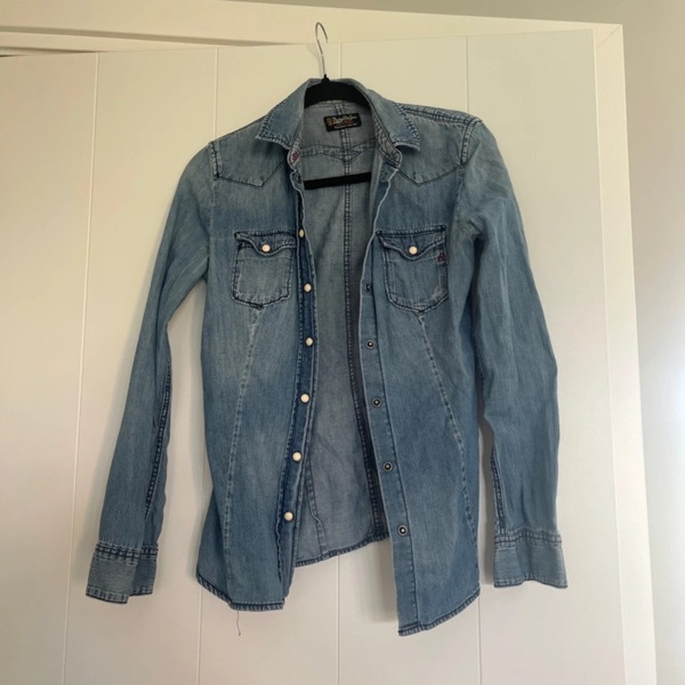 Replay Blue Jean Jacket with Western Style
